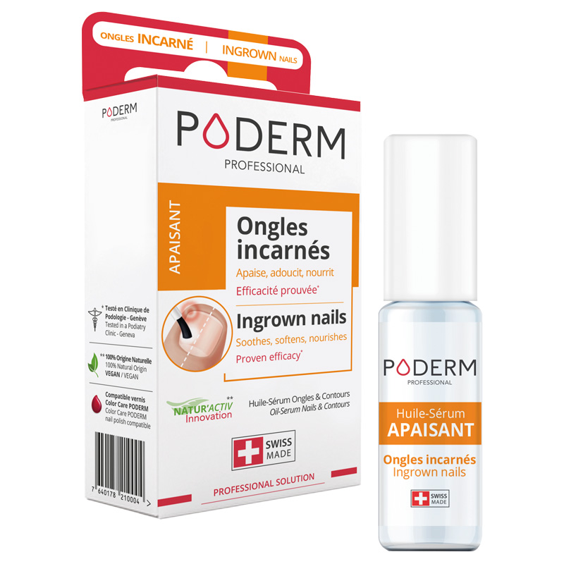 Poderm Huile Sérum Ongles Apaisante Fl 8 ml