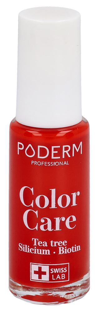 Poderm Nagellack Color Care Teebaum 363 kirschrot Fl 8 ml