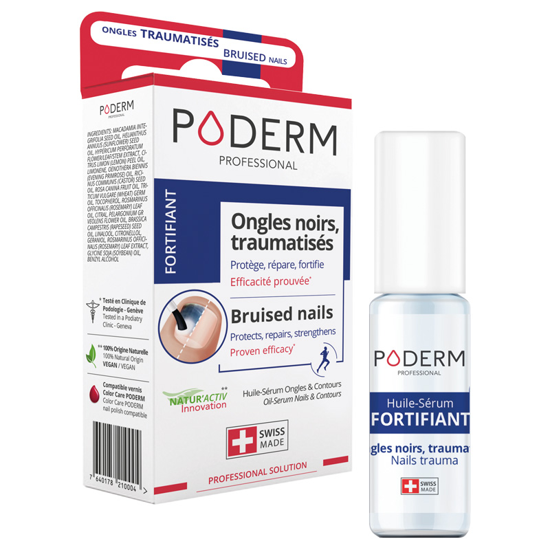 Poderm Schwarze traumatisierte Nägel Serum Sport Fl 8 ml