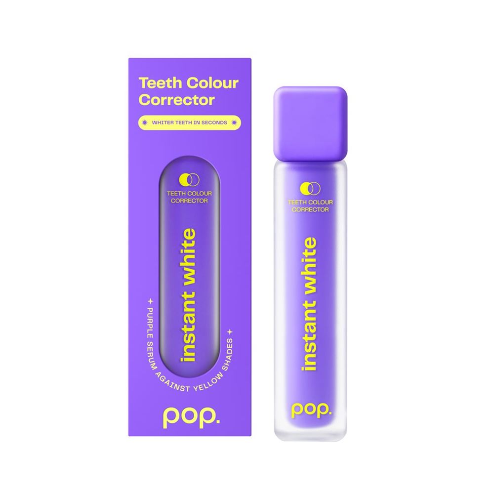 Pop Teeth Colour Corrector Instant White Serum Box 10 ml