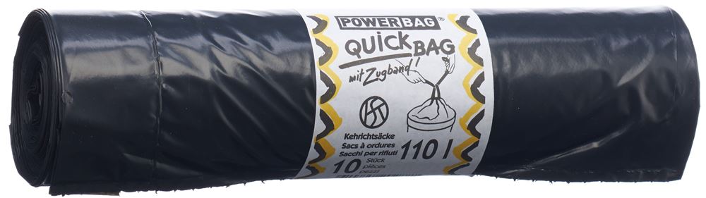 Image of Powerbag Kehrichtsäcke QuickBag 110lt OKS Rolle 10 Stk