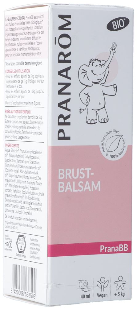 Image of Pranarom PranaBB Brust Balsam Bio Eco Tb 40 ml