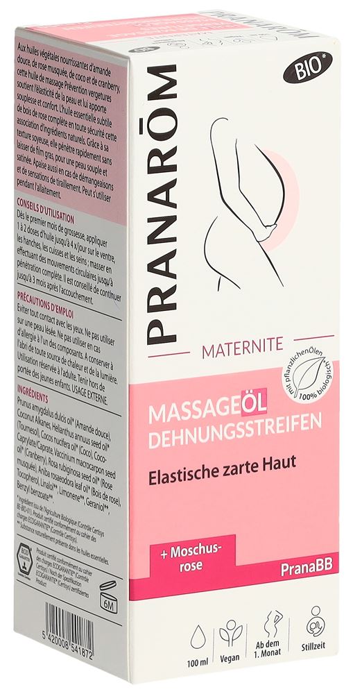 Pranarom PranaBB Massageöl Dehnungsstreifen Bio Eco Spr 100 ml