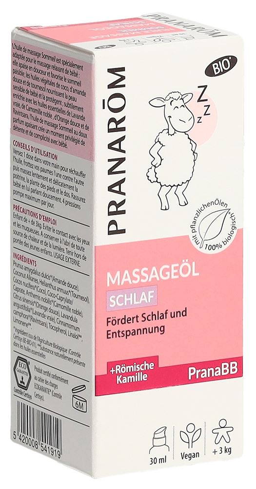 Image of Pranarom PranaBB Massageöl Schlaf Bio Eco Fl 30 ml
