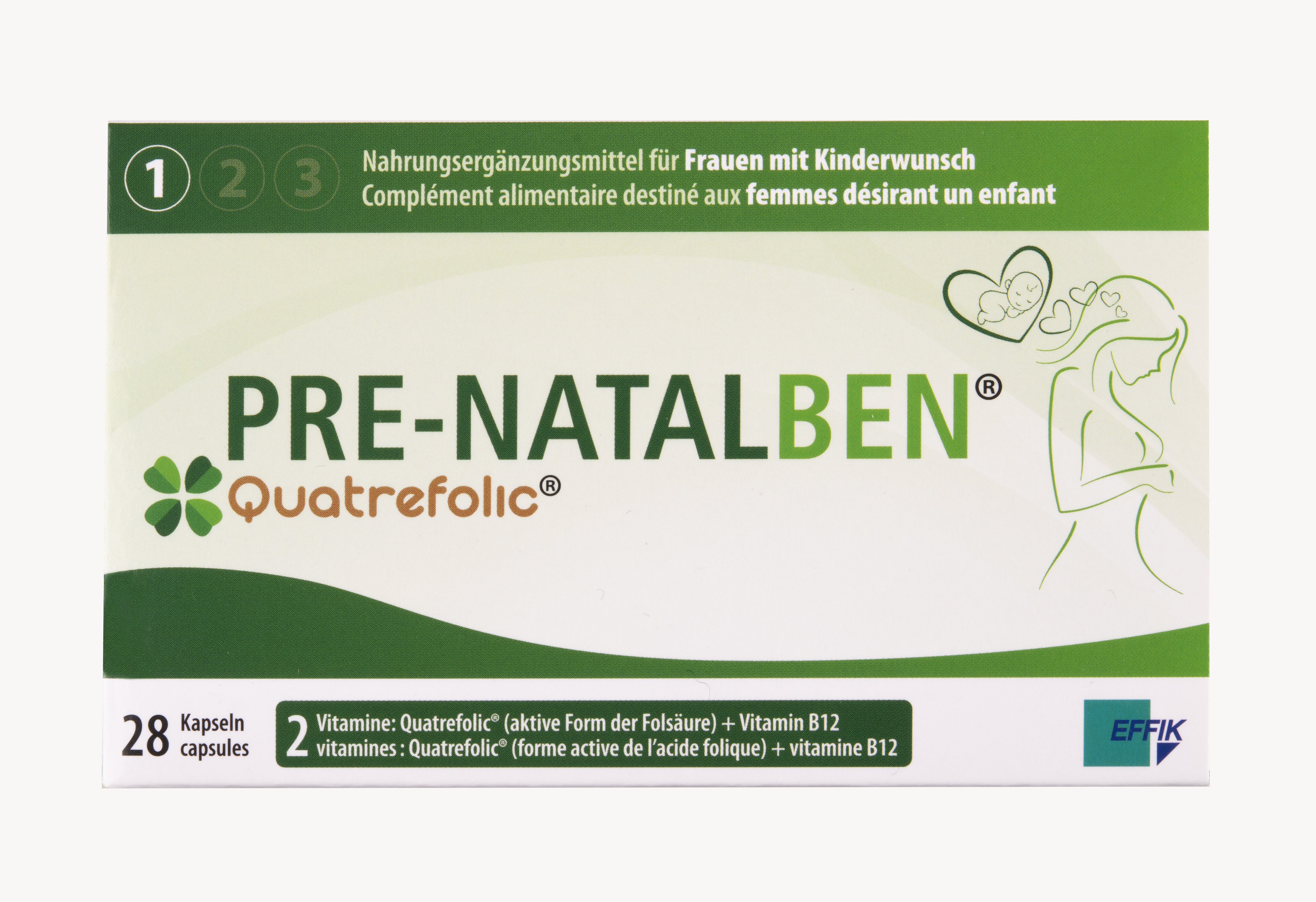 PRE Natalben caps 28 pce