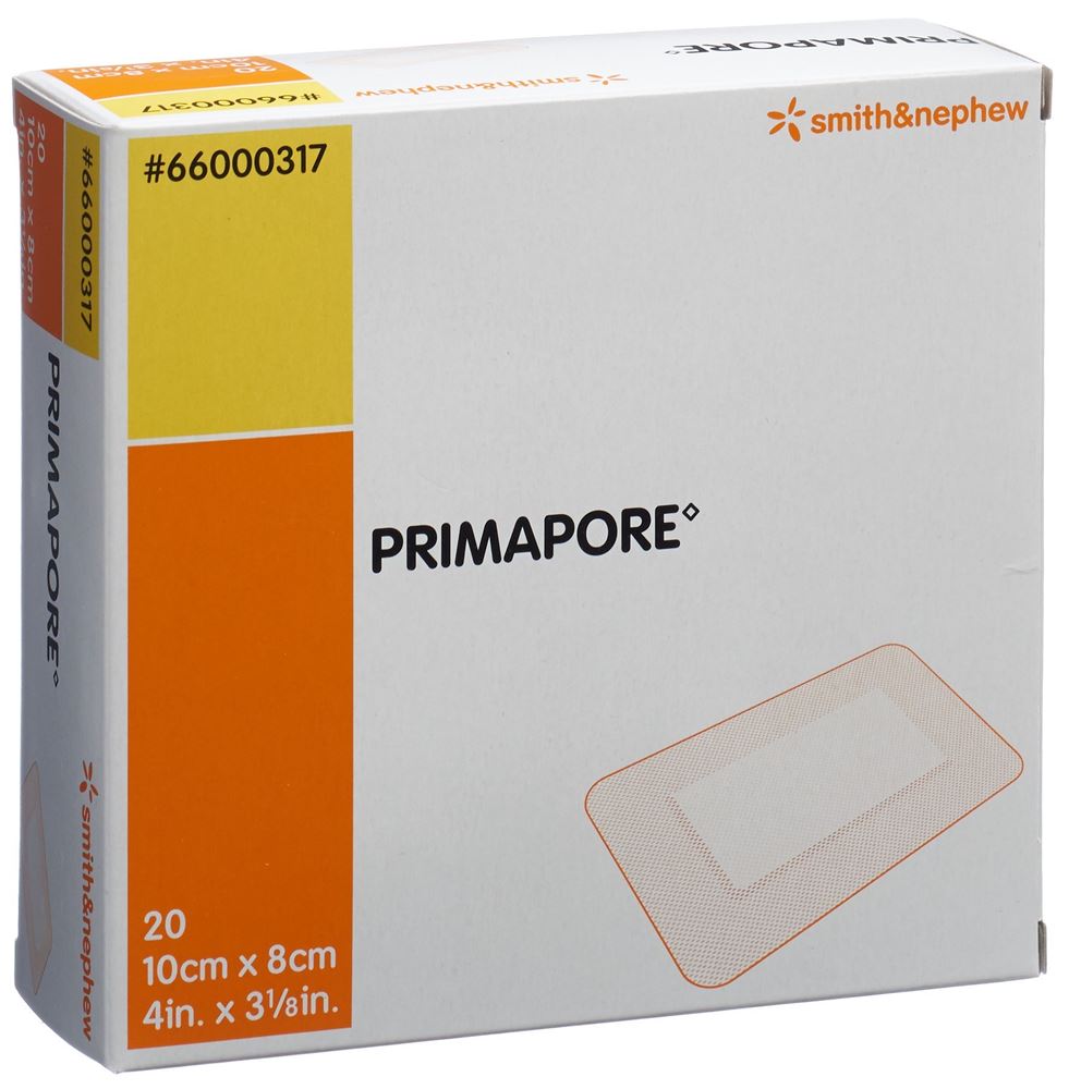 Image of Primapore Wundverband 10x8cm steril 20 Stk
