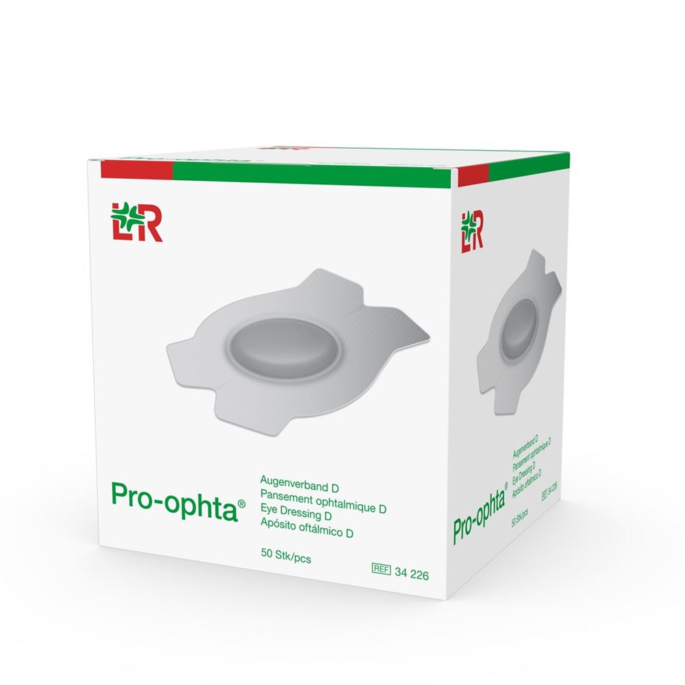 Pro-ophta D Augenverband lichtdicht hautfarbig 50 Stk
