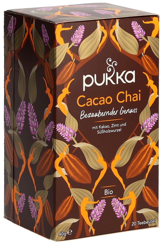 Image of Pukka Cacao Chai Tee Bio Btl 20 Stk