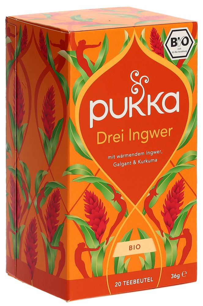 Pukka Drei Ingwer Tee Bio Btl 20 Stk