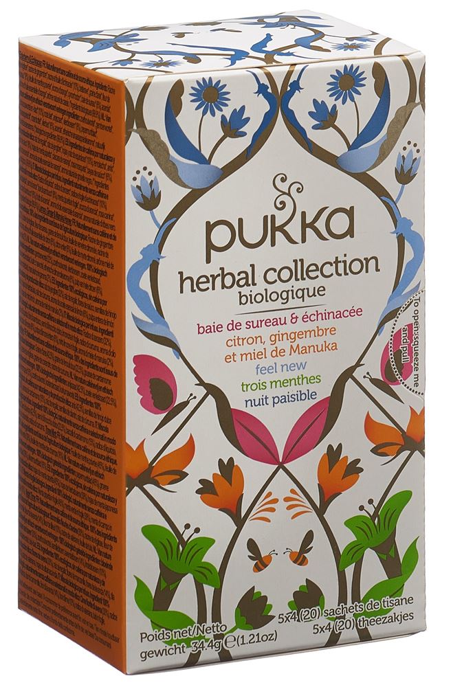 Image of Pukka Herbal Collection Tee Bio französisch/englisch Btl 20 Stk