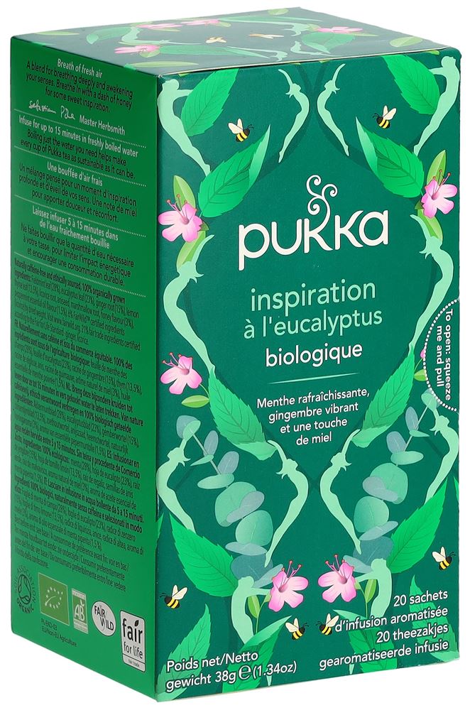Image of Pukka Inspiration à l"eucalyptus Btl 20 Stk'