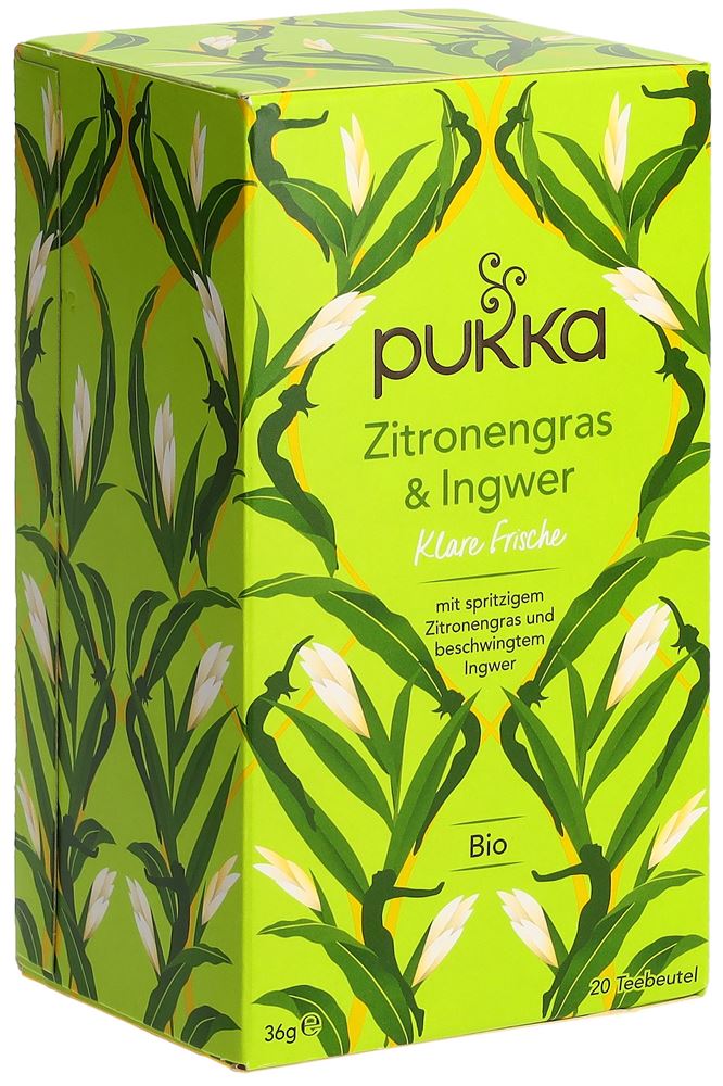 Pukka Zitronengras & Ingwer Tee bio Btl 20 Stk