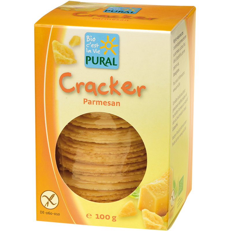 Image of Pural Cräcker Parmesan glutenfrei Bio 100 g