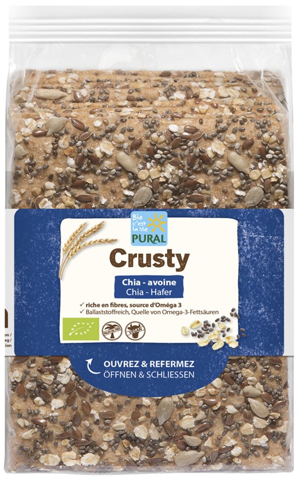 Pural crusty blé chia 200 g