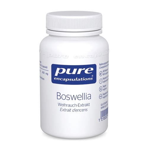 Pure Boswellia Kaps Ds 60 Stk | Nahrungsergänzungsmittel | Weihrauch Kapseln - Boswellia serrata | Vitamine & Prävention