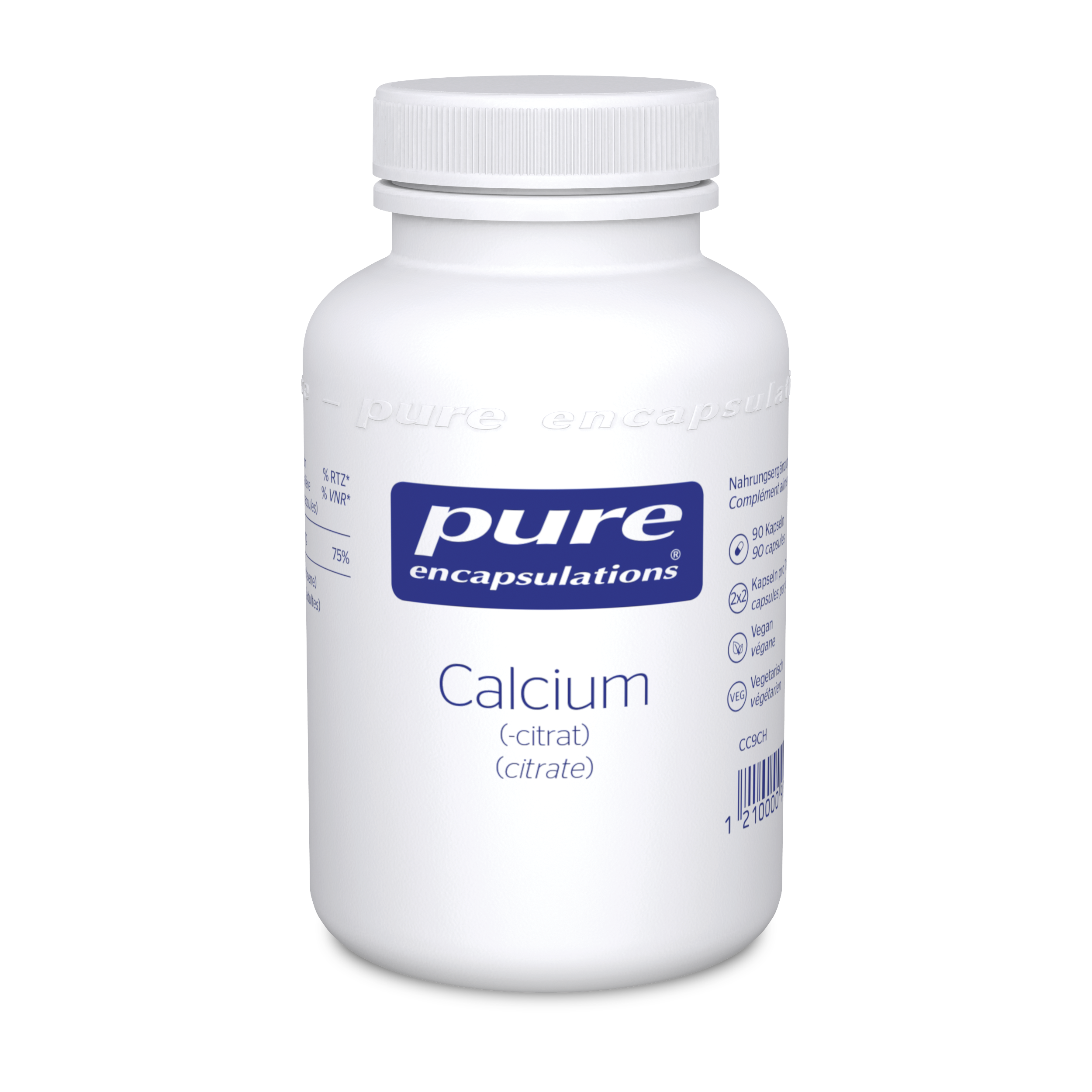 Pure Calcium Kaps Ds 90 Stk | Nahrungsergänzungsmittel