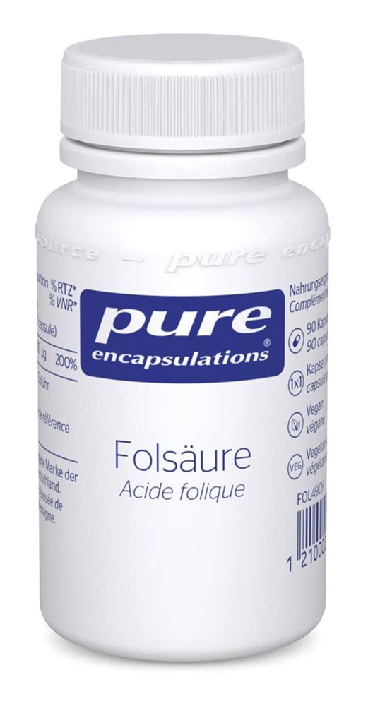 Pure Acide folique caps bte 90 pce