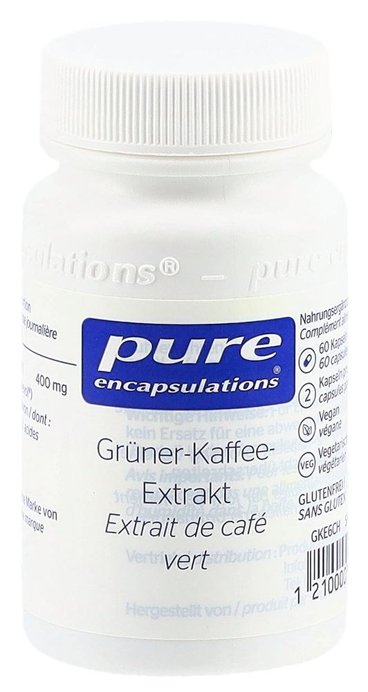 Pure Grüner Kaffee Extrakt Kaps Ds 60 Stk