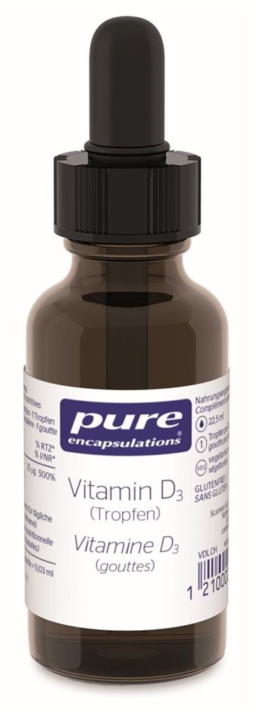 Pure Vitamin D3 Liquid Schweiz Fl 22.5 ml | Nahrungsergänzungsmittel