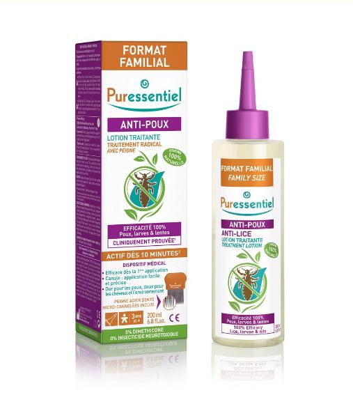 Image of Puressentiel Anti-Läuse Lotion mit Kamm 200 ml