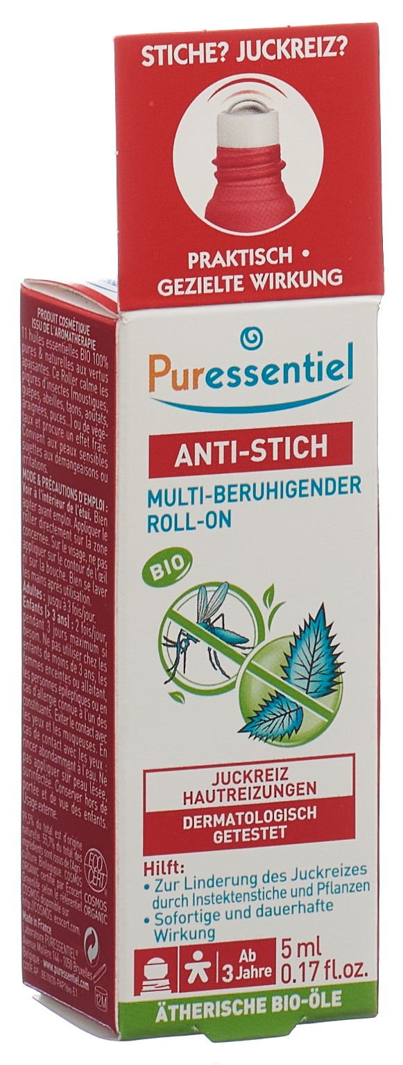 Puressentiel anti-pique roll-on multi-apaisant bio 5 ml