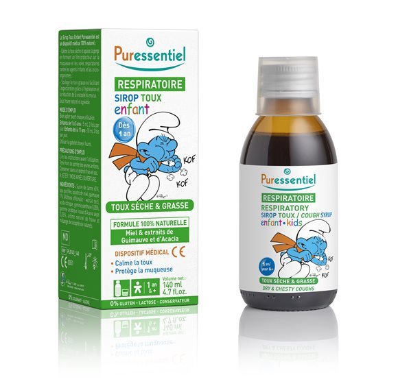Puressentiel respiratorio sciroppo per la tosse bambini flacone 140 ml