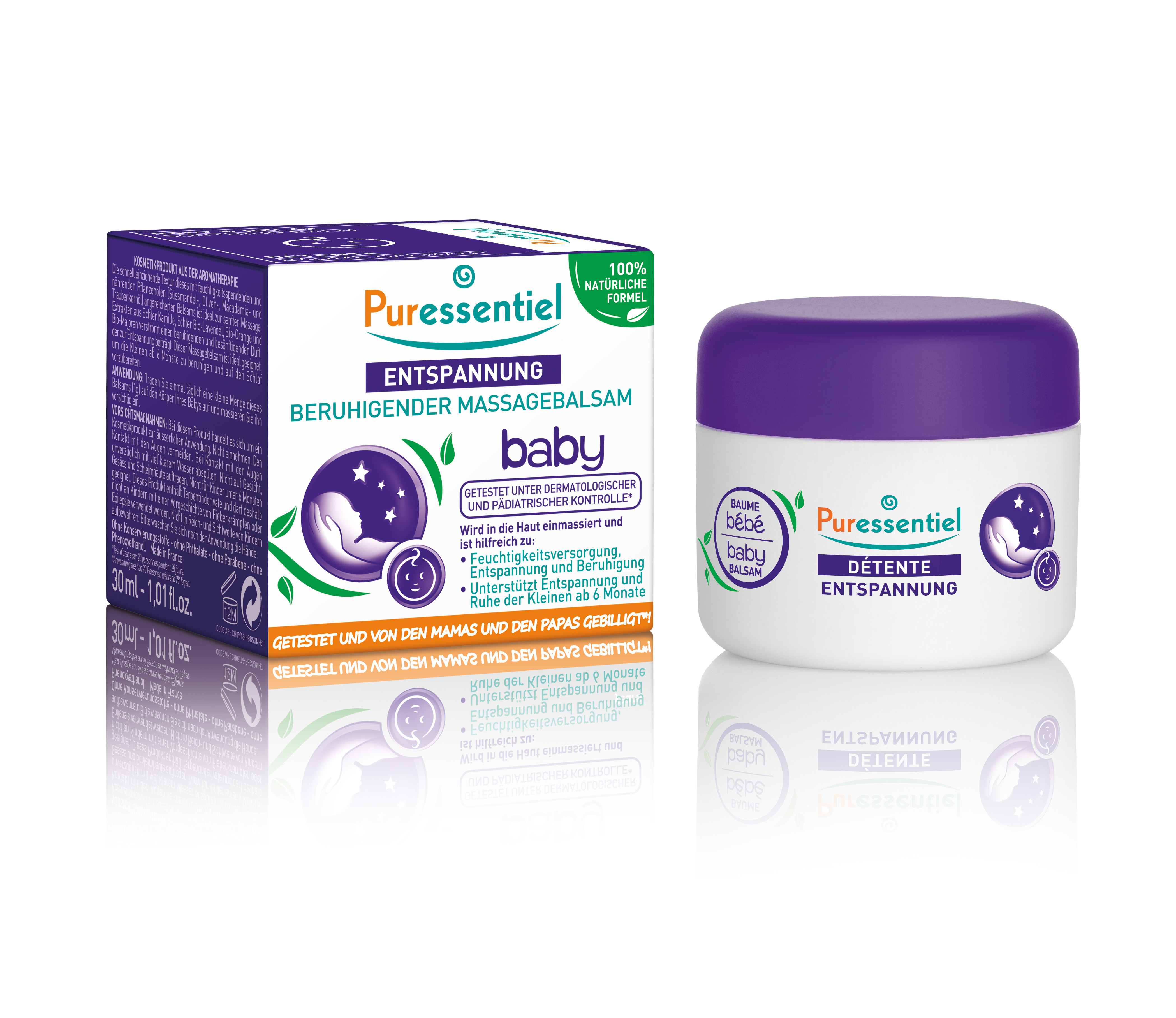 Puressentiel Beruhigender Massagebalsam Baby mit 3 ätherischen Ölen Ds 30 ml