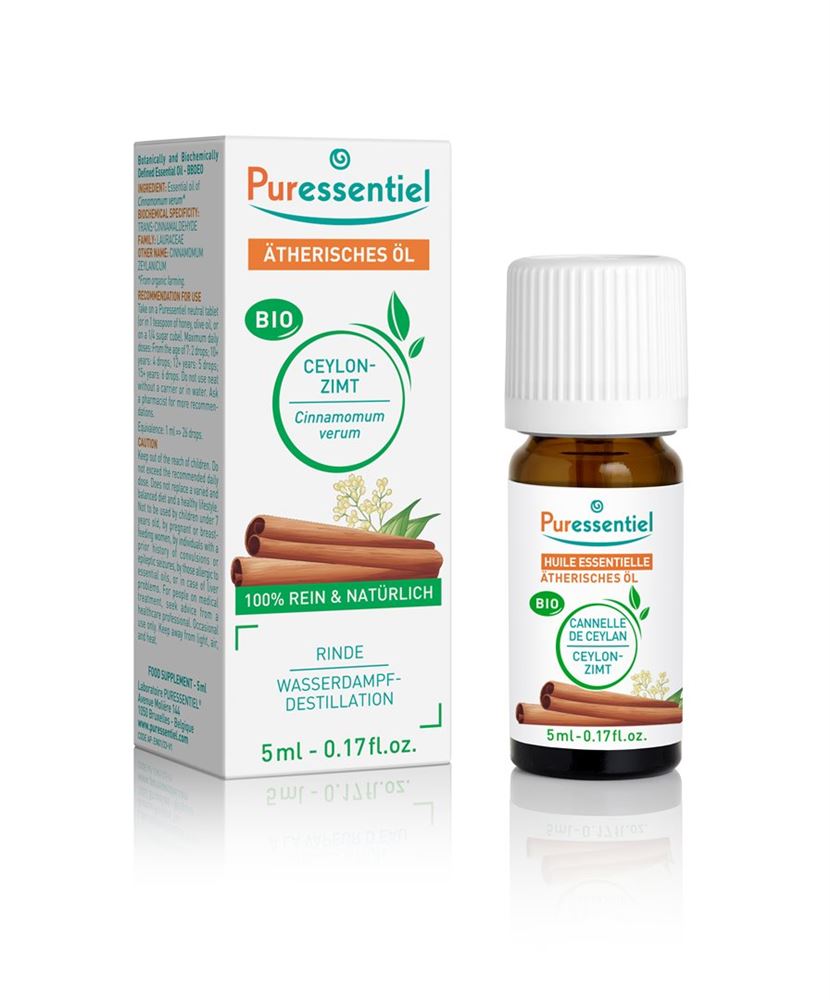 Puressentiel Cannelle de Ceylan Huile Essentielle Bio