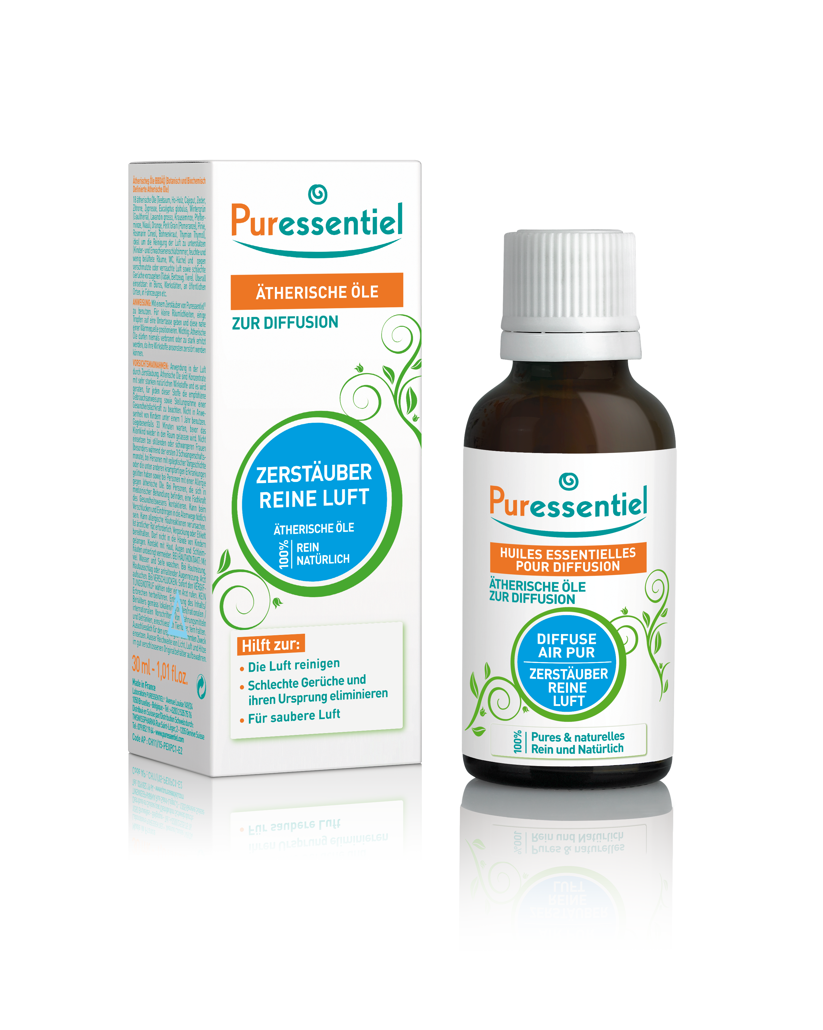 Puressentiel Duftmischung Saubere Luft ätherische Öle zur Diffusion Fl 30 ml