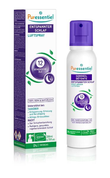 Puressentiel Spray Aérien Sommeil Détente 12 huiles essentielles 200 ml