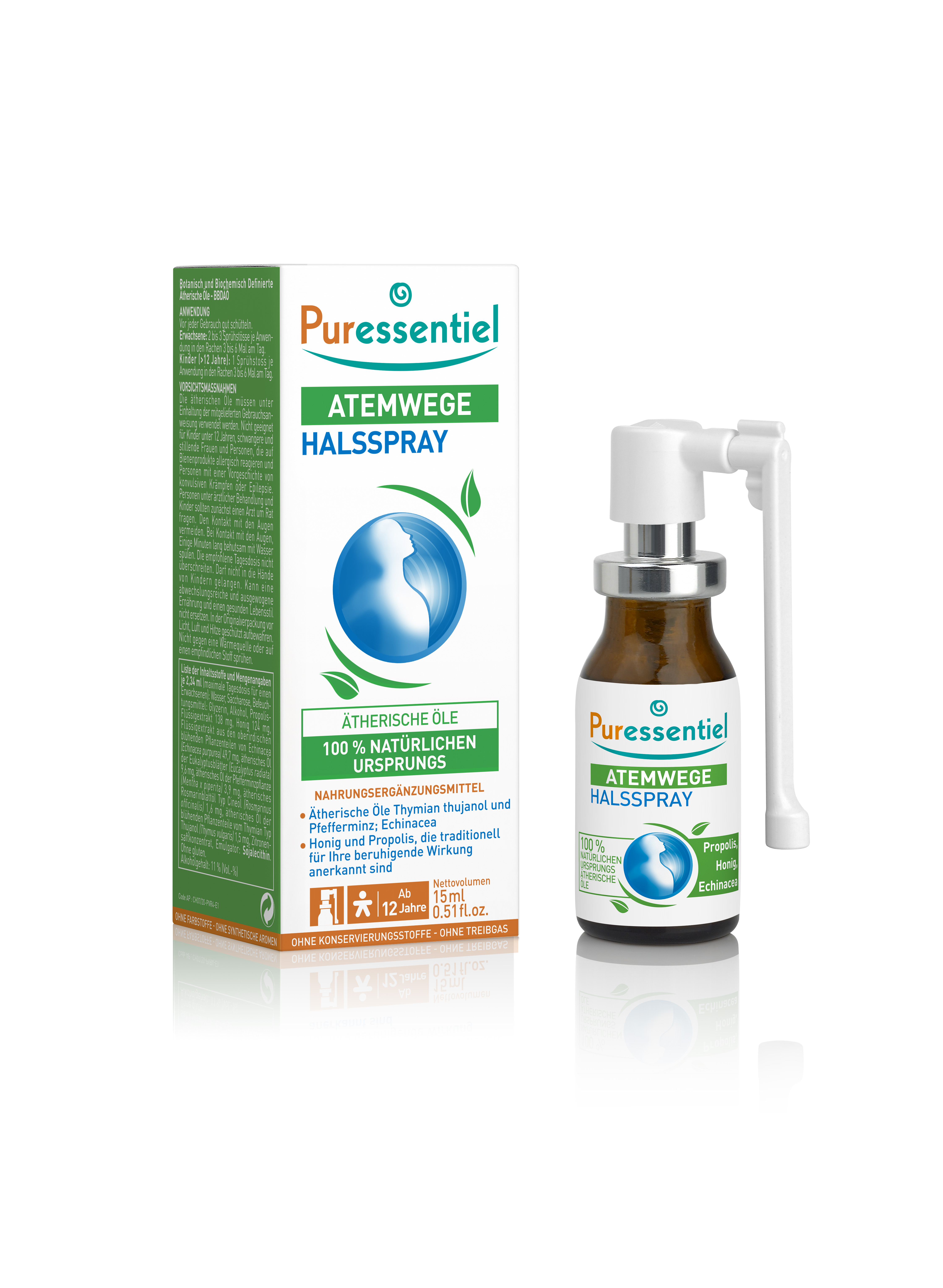 Image of Puressentiel Halsspray Atemwege 15 ml