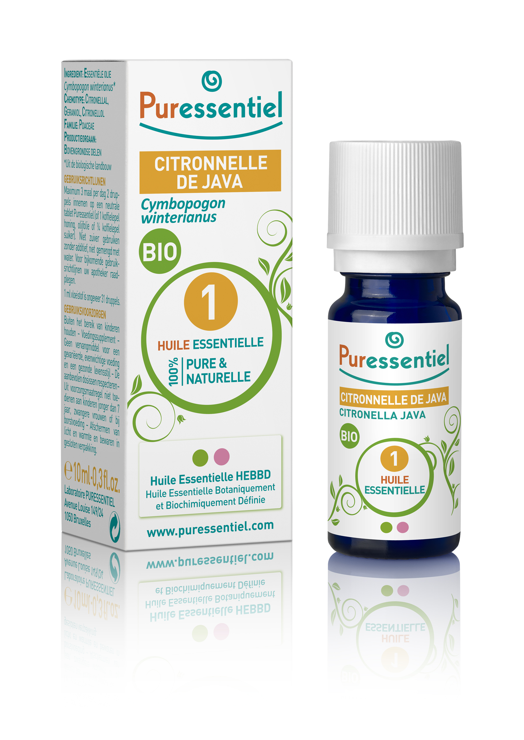 Puressentiel Java Zitronell Äth/Öl Bio Fl 10 ml