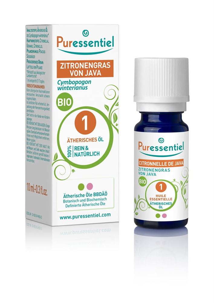 Puressentiel Citronnelle de Java Huile Essentielle Bio