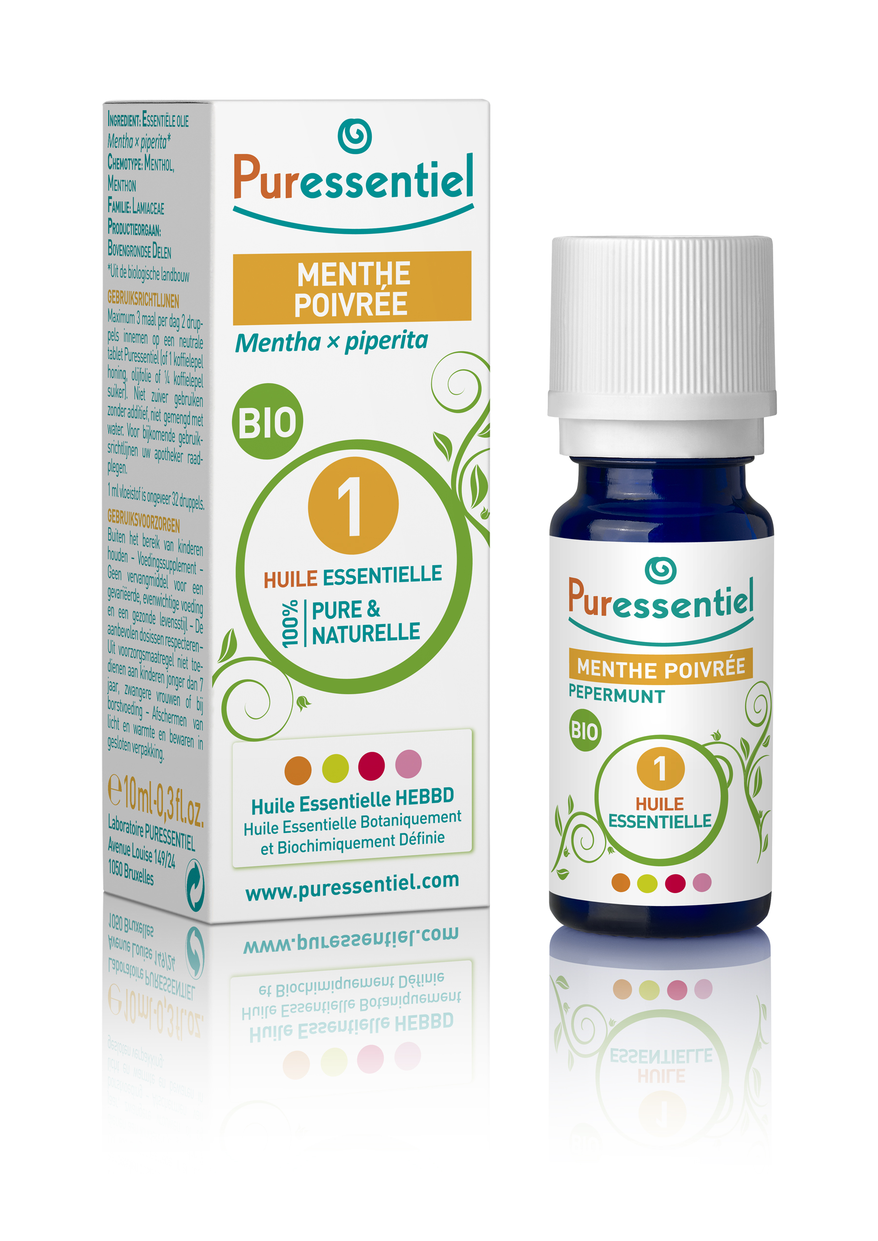Puressentiel menthe poivrée huil ess bio 10 ml