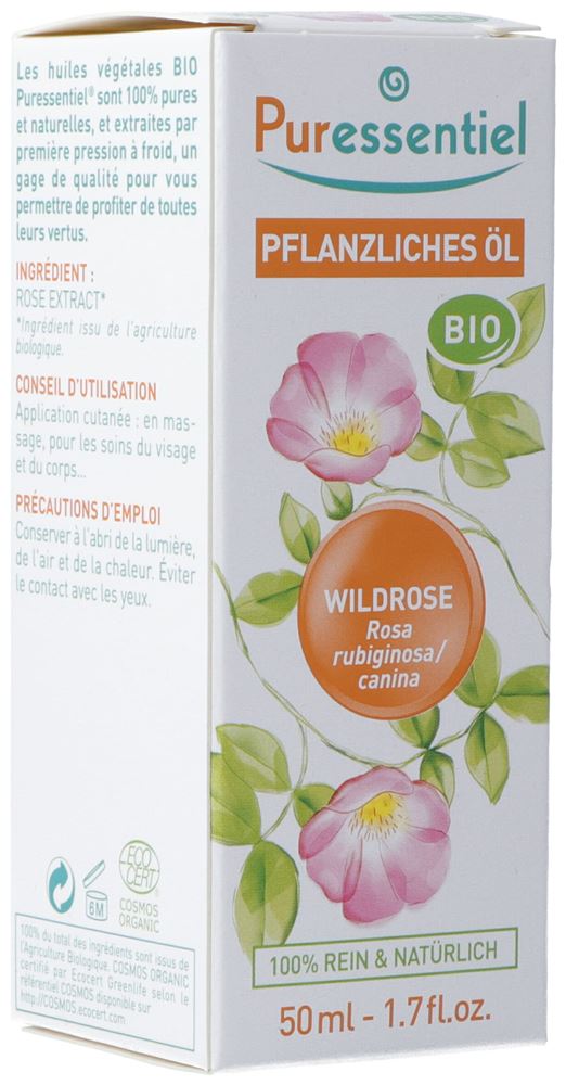 Image of Puressentiel Pflanzenöl Wildrose Bio 50 ml