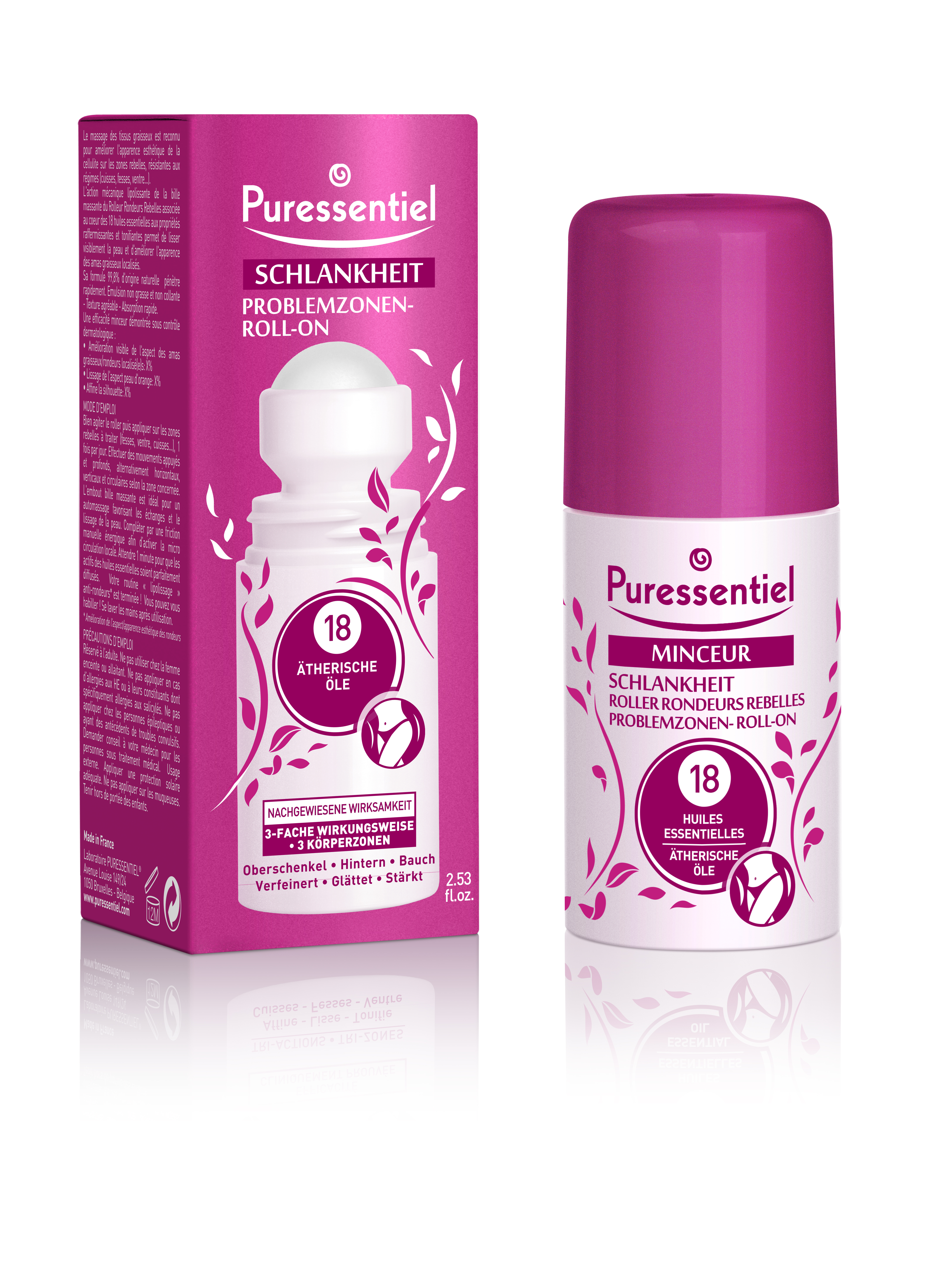 Image of Puressentiel Problemzonen Roll On Schlankheit Fl 75 ml