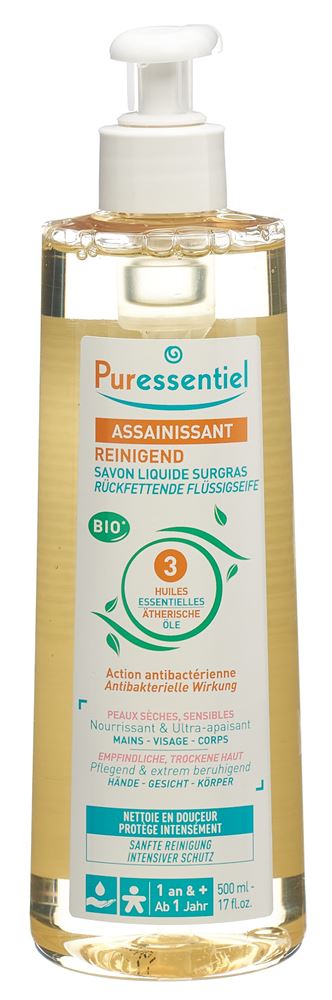 Puressentiel savon liquide surgras recharge dist 500 ml