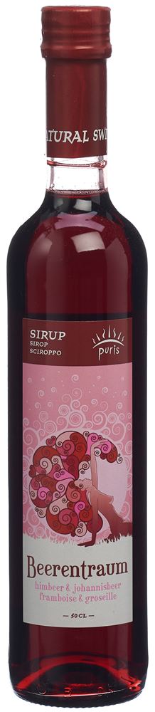 Image of Puris Sirup Zauberland Beerentraum BIO 6 Glasfl 50 cl