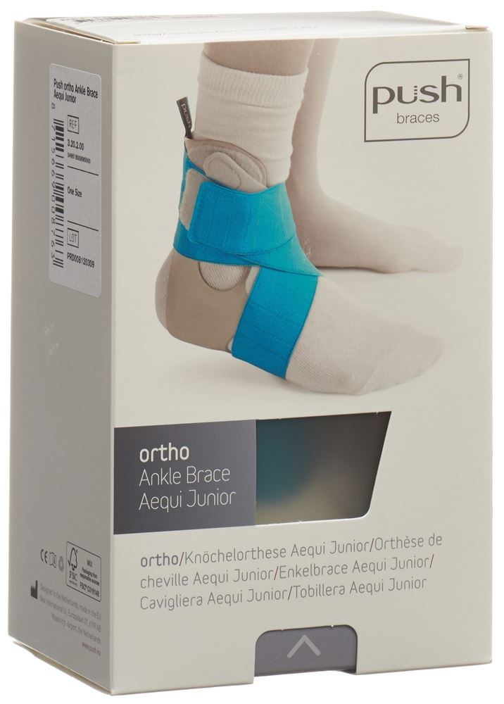Push Ortho Aequi Fussgelenkband Junior Universalgrösse beidseitig tragbar
