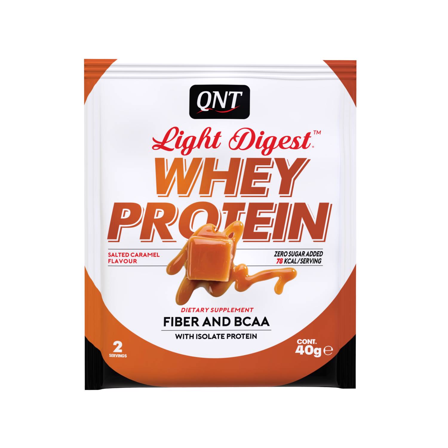 QNT Light Digest Whey Protein Salted Caramel sach 40 g