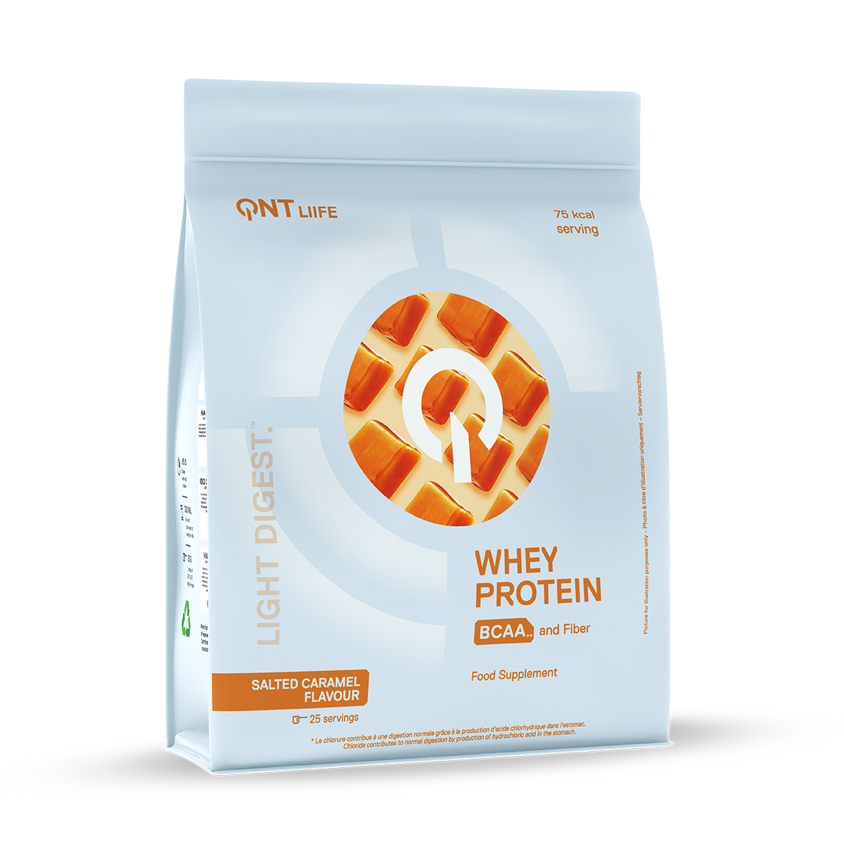 QNT Light Digest Whey Protein Salted Caramel sach 500 g