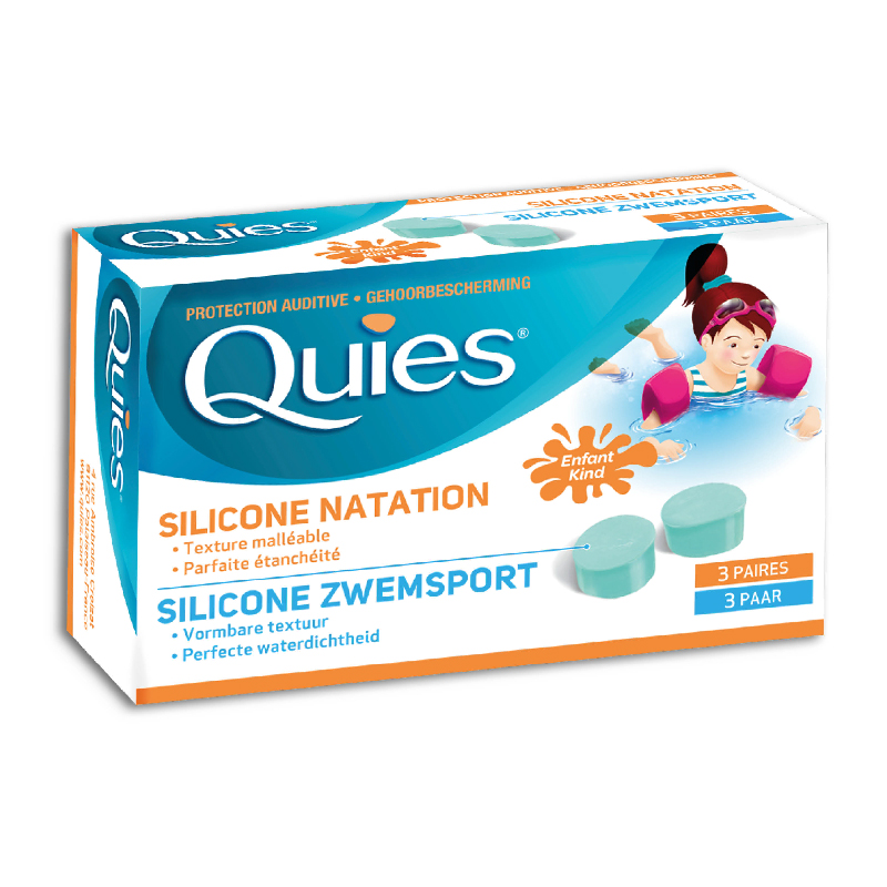 Quies tampons silicone enfants 3 paire