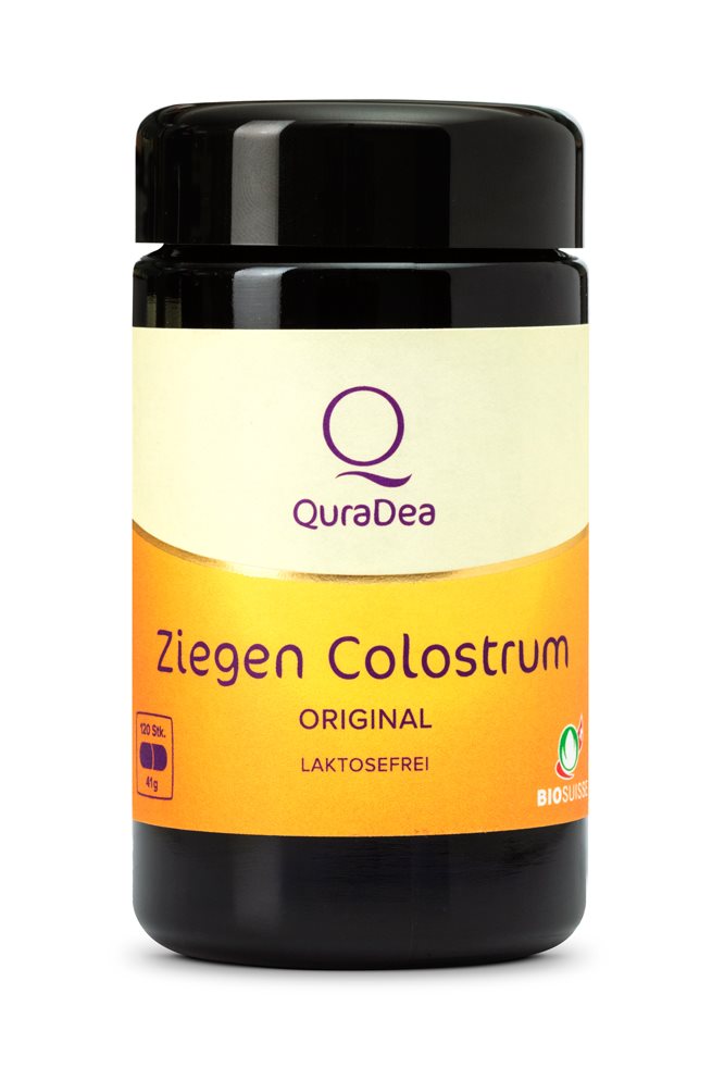 Quradea colostrum de chèvre original caps bio pasteurisé 120 pce