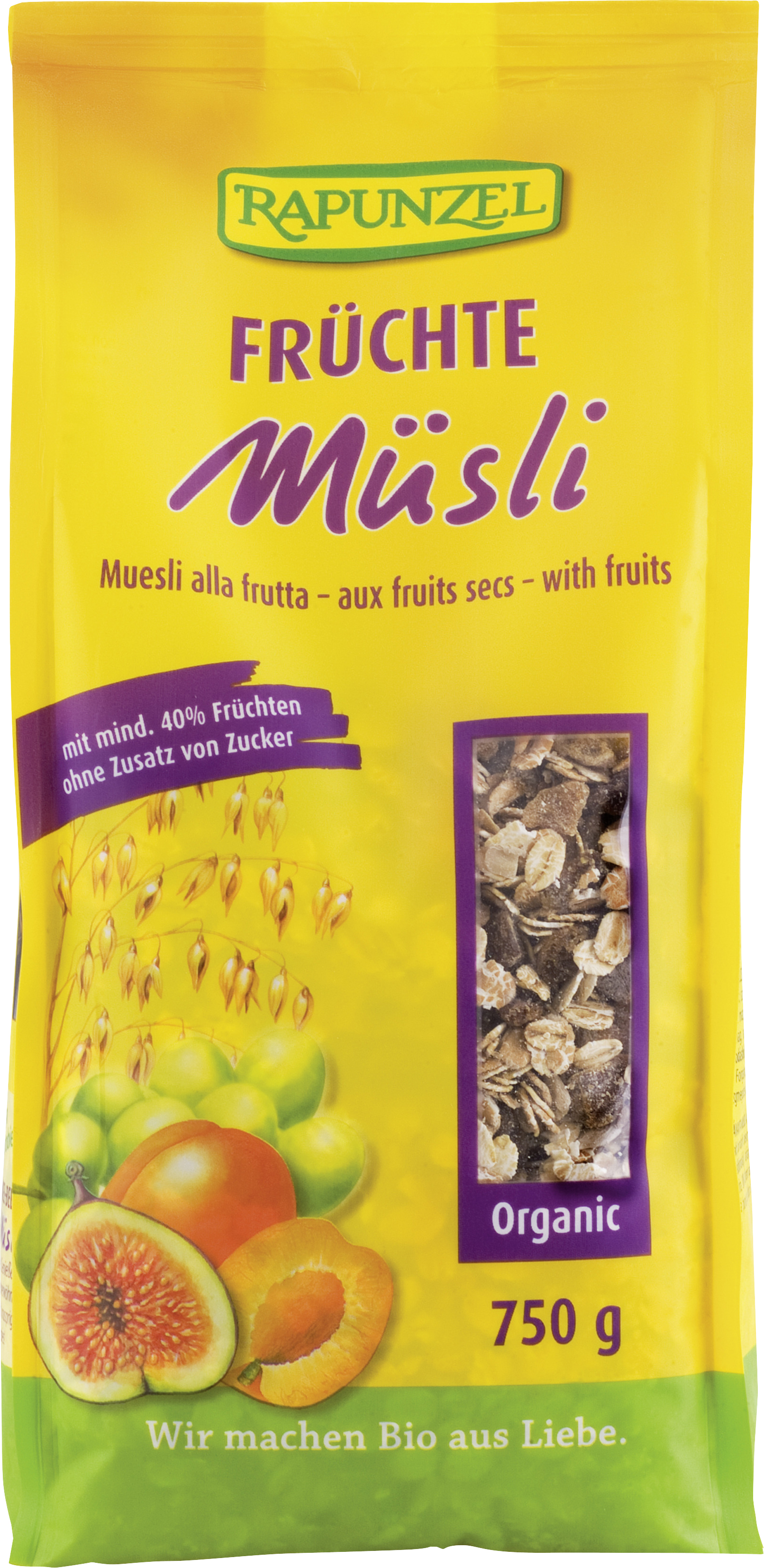 RAPUNZEL Bio-Müsli 'Früchte', 750 g
