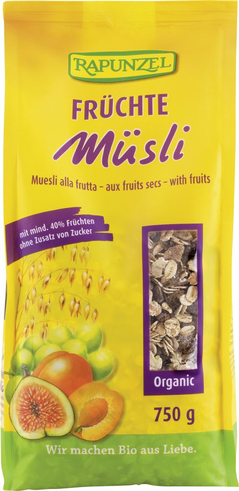 RAPUNZEL Bio-Müsli 'Früchte', 750 g