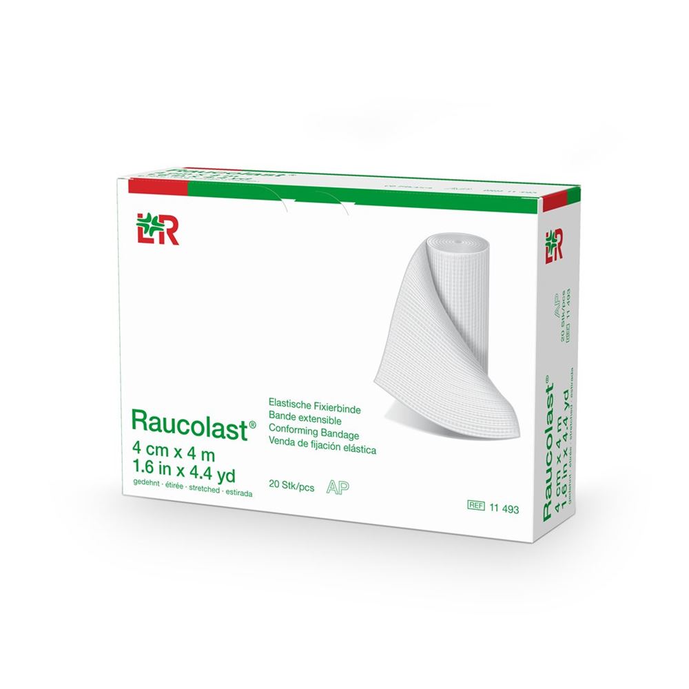 Raucolast elastische Fixierbinde 8cmx4m 20 Stk