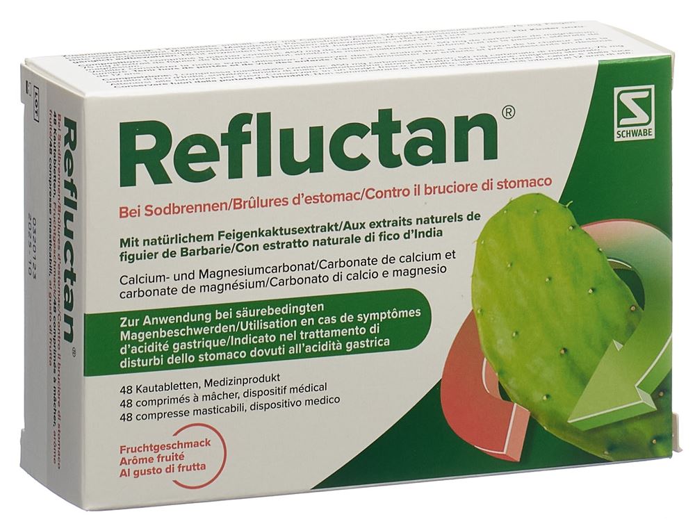 Image of Refluctan Kautabl Frucht Blist 48 Stk