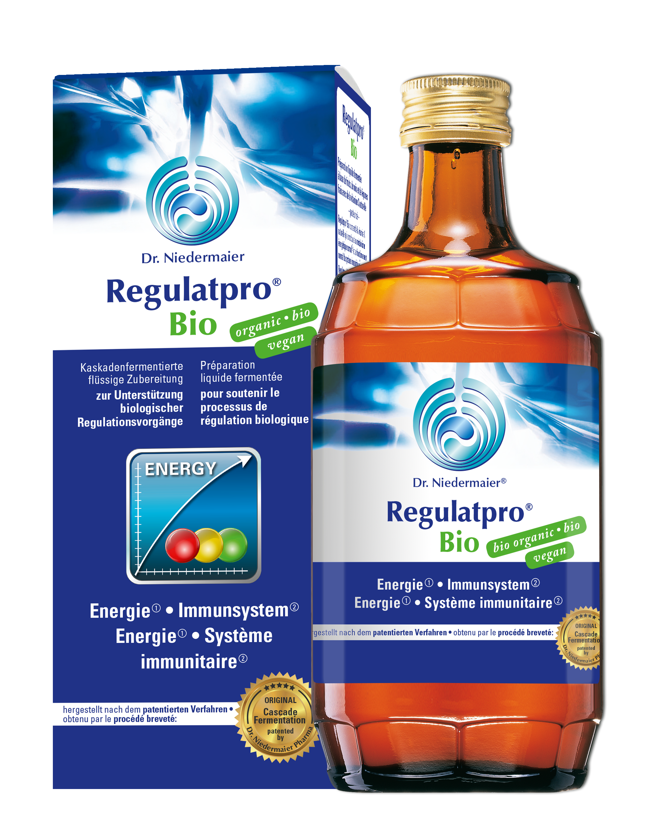 Regulatpro Bio Fl 350 ml | Nahrungsergänzung | Vitamine & Prävention | Bio Konzentrat | Fermentierte Zubereitung | Energie & Immunfunktion