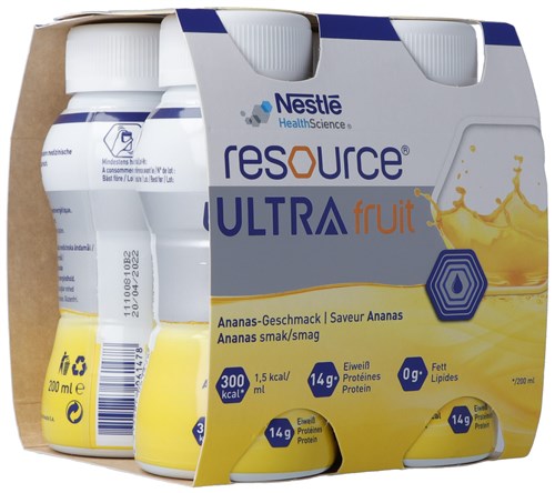 Resource Ultra Fruit ananas 4 fl 200 ml
