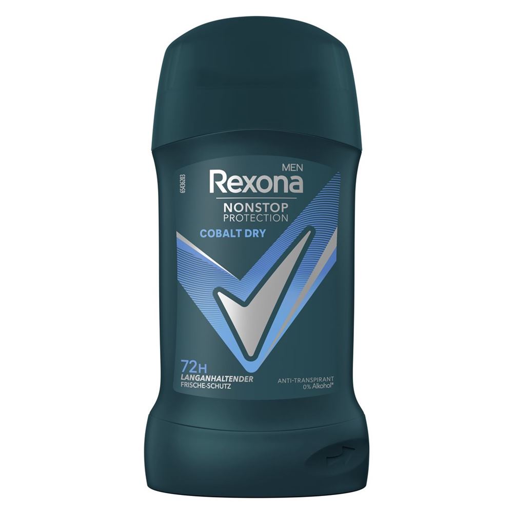 Rexona - Deostick, Men Nonstop Protection Anti-Transpirant Cobalt Dry, 50 ml